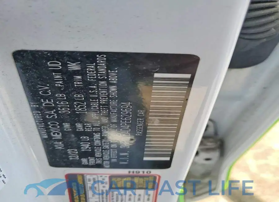 3KPA25AD4PE629694# 12