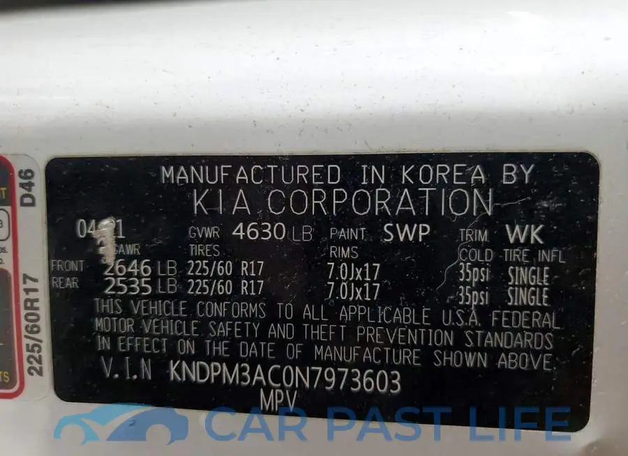 KNDPM3AC0N7973603# 13
