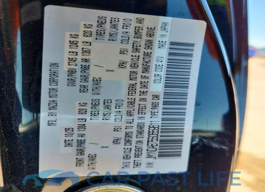 JM1NDAB75S0659611# 13