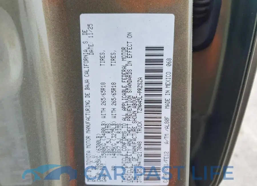 3TMLB5JN4TM217048# 12