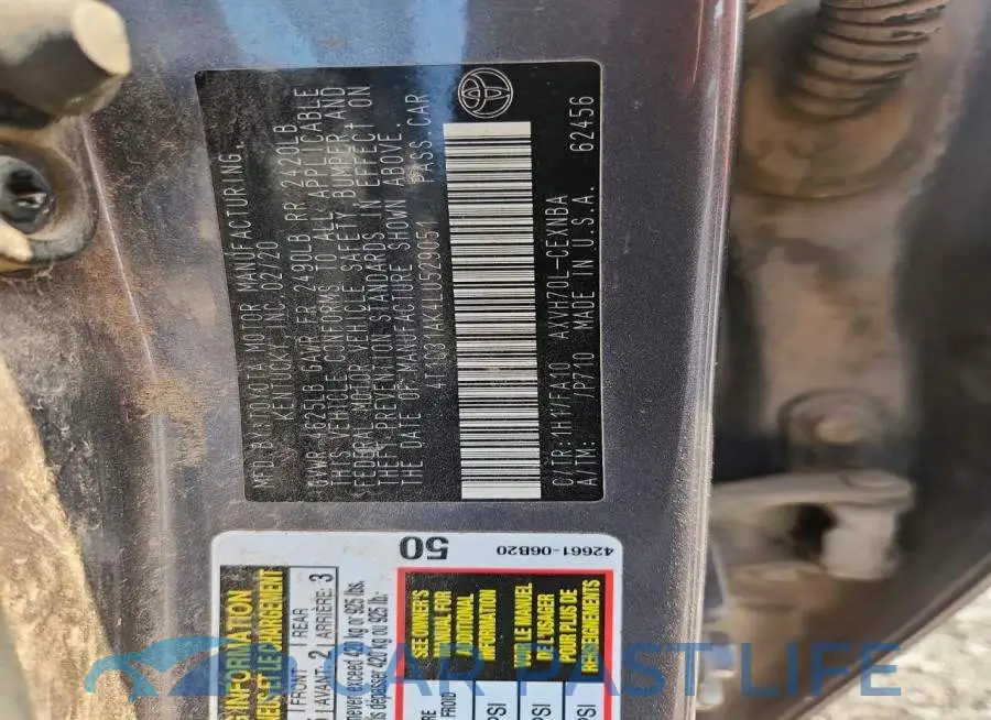 4T1C31AK4LU529051# 12