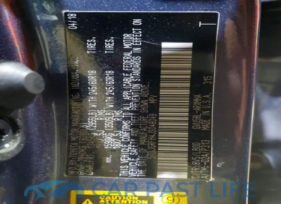 5TDJGRFH4JS048049# 14