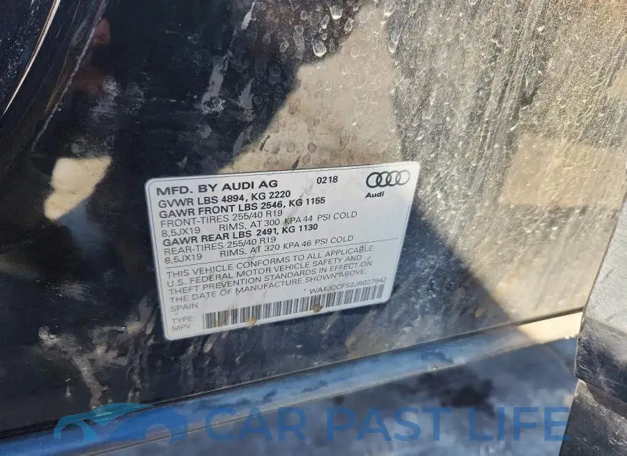 WA1JCCFS2JR027942# 13