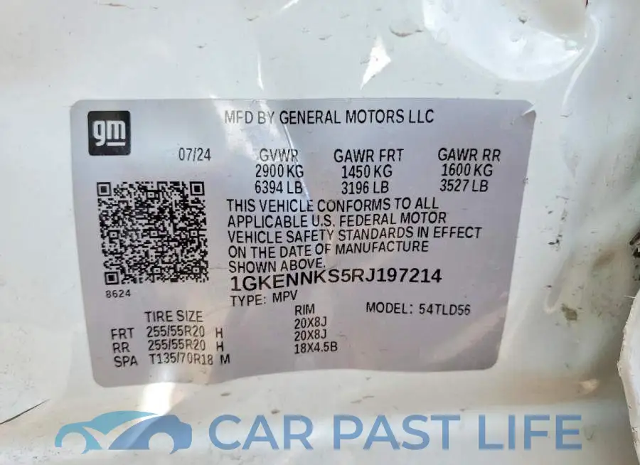 1GKENNKS5RJ197214# 13