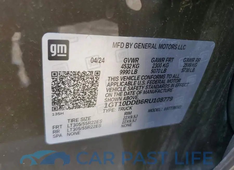 1GT10DDB6RU108779# 12