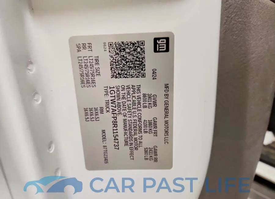 1GTW7AFP8R1154737# 12