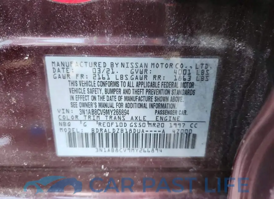 3N1AB8CV9MY266894# 12