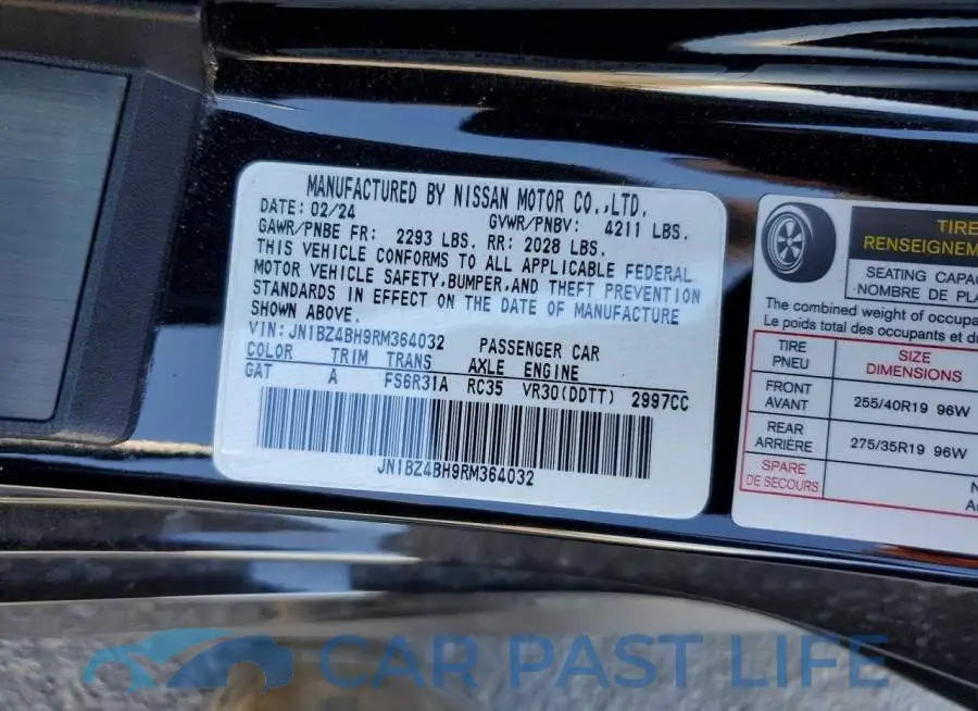 JN1BZ4BH9RM364032# 12