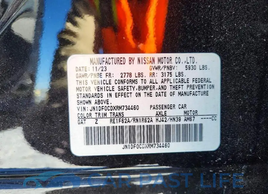 JN1DF0CDXRM734460# 13