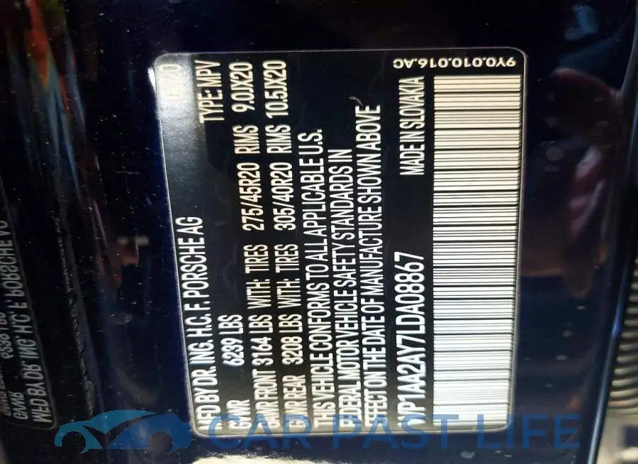 WP1AA2AY7LDA08867# 13
