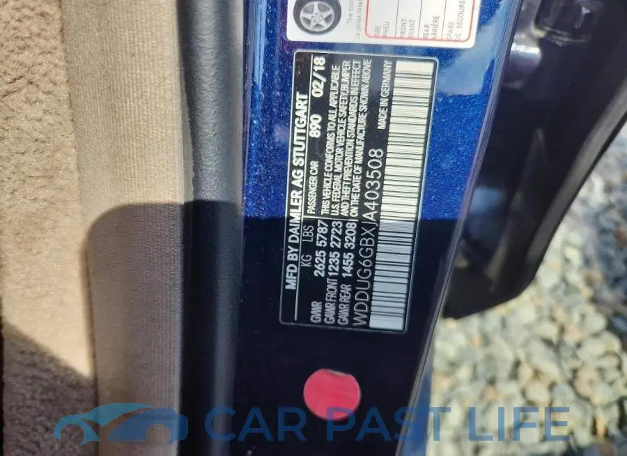 WDDUG6GBXJA403508# 12