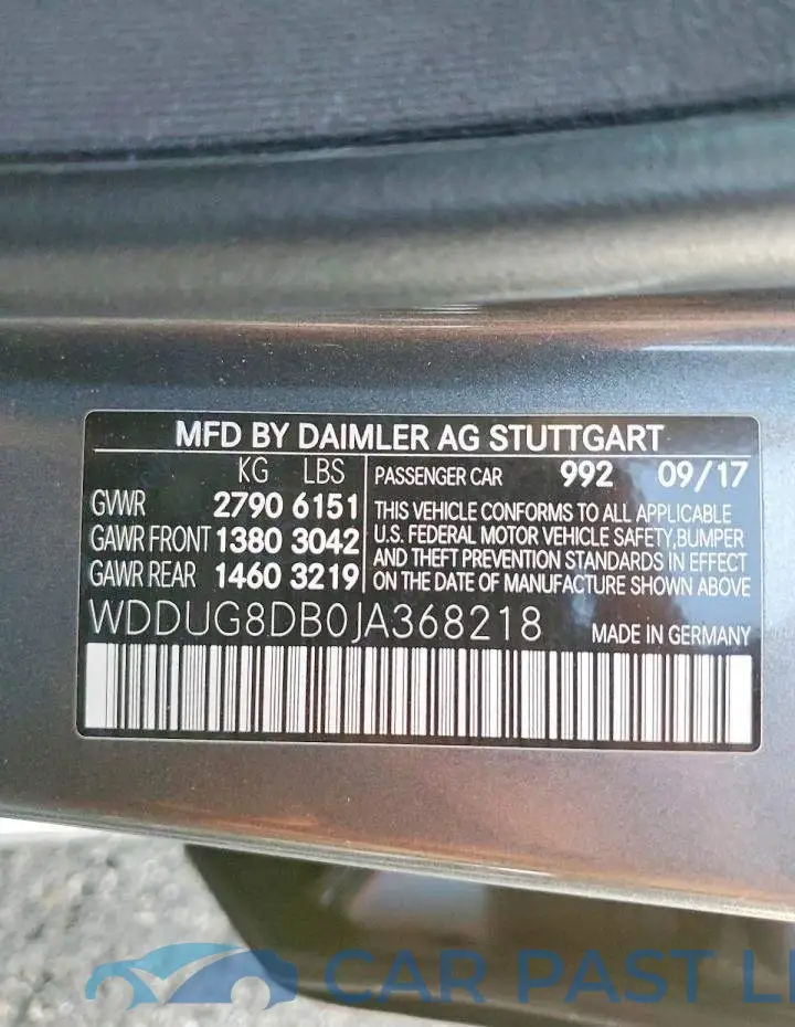 WDDUG8DB0JA368218# 12