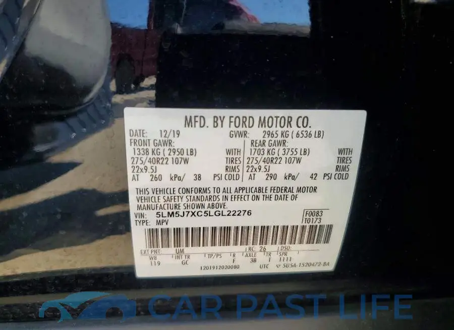 5LM5J7XC5LGL22276# 14