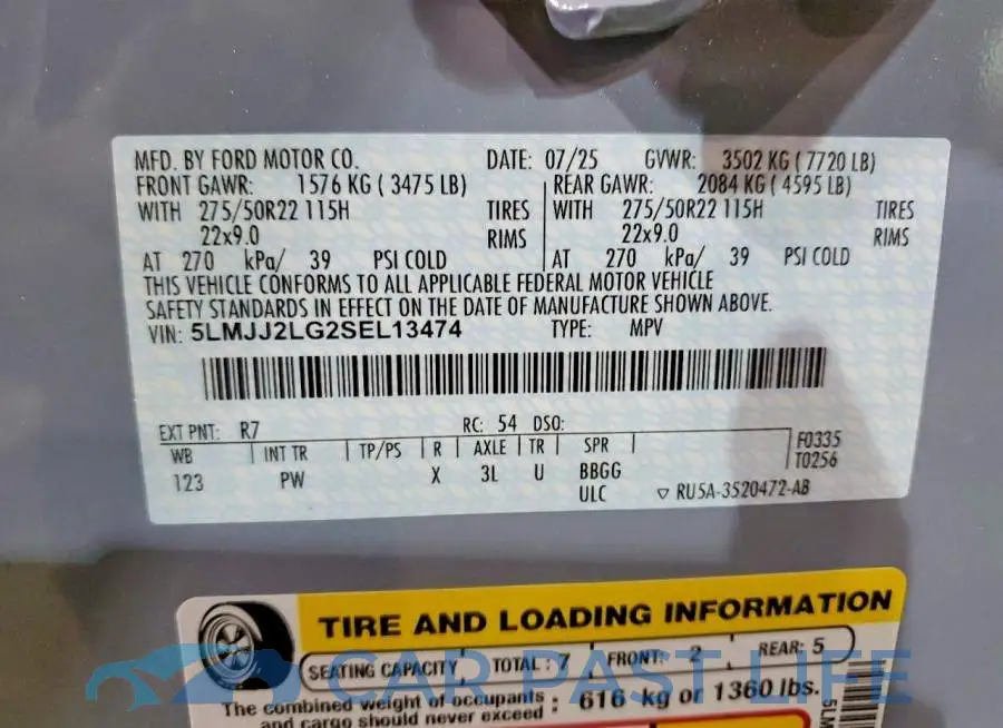 5LMJJ2LG2SEL13474# 14