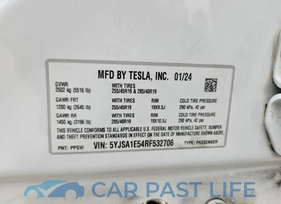 5YJSA1E54RF532706# 13