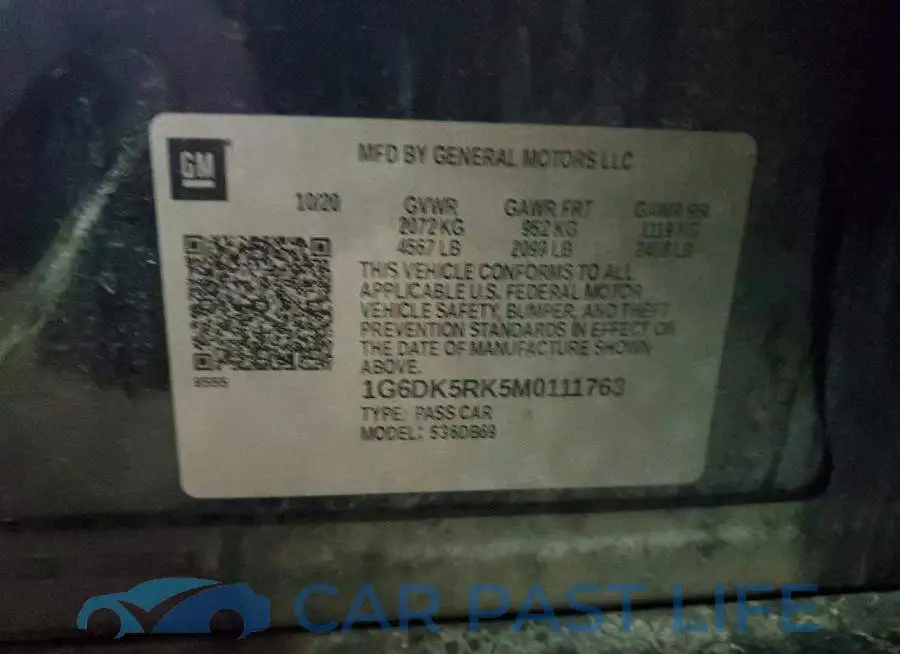 1G6DK5RK5M0111763# 12