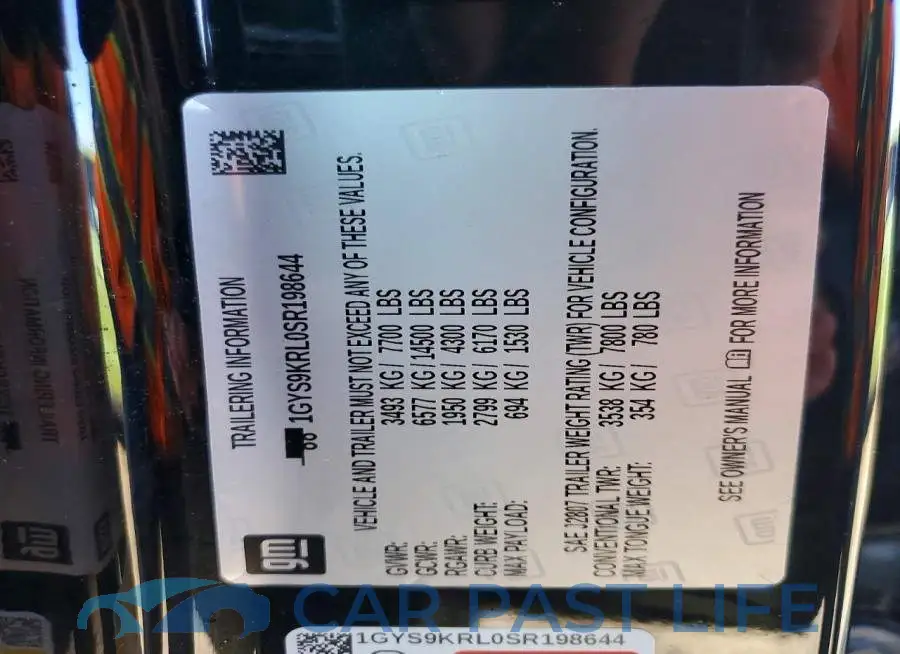 1GYS9KRL0SR198644# 13