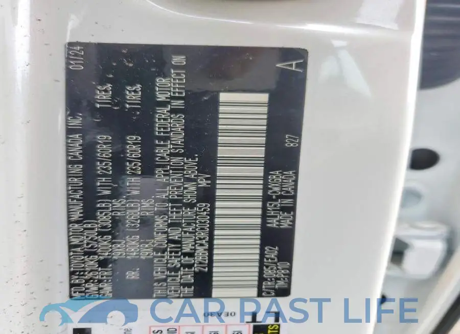 2T2BBMCA3RC030459# 14