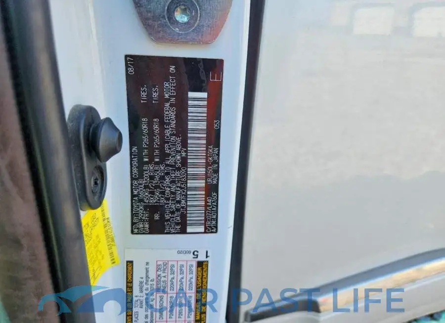 JTJBM7FX2J5183090# 12