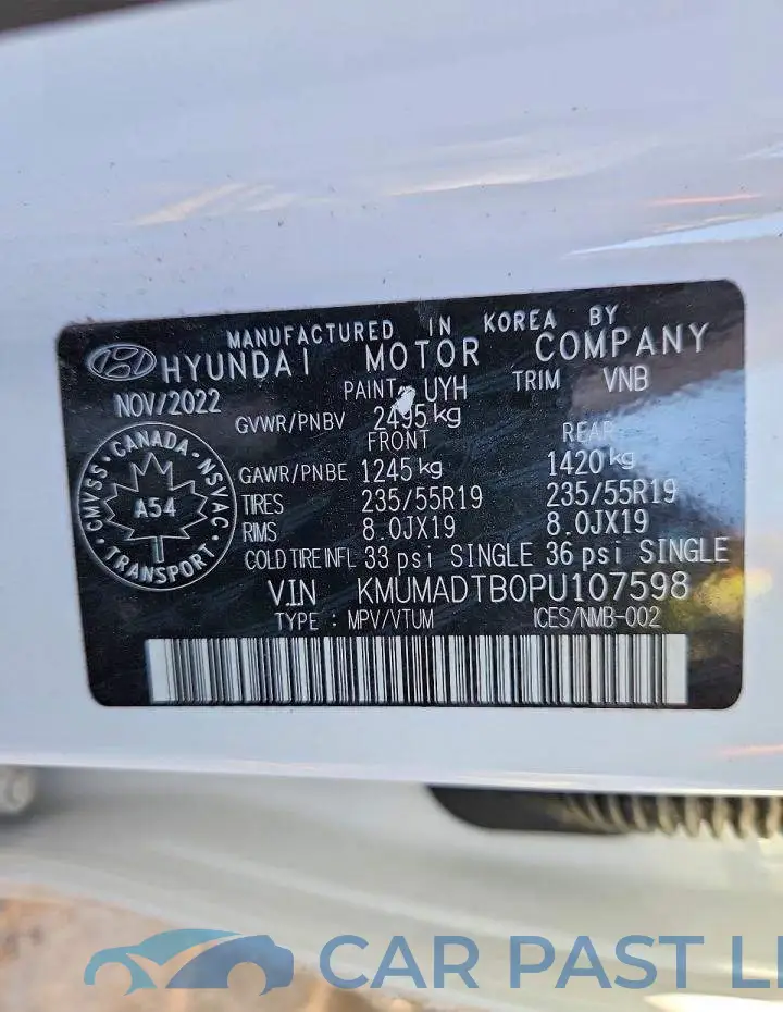 KMUMADTB0PU107598# 14