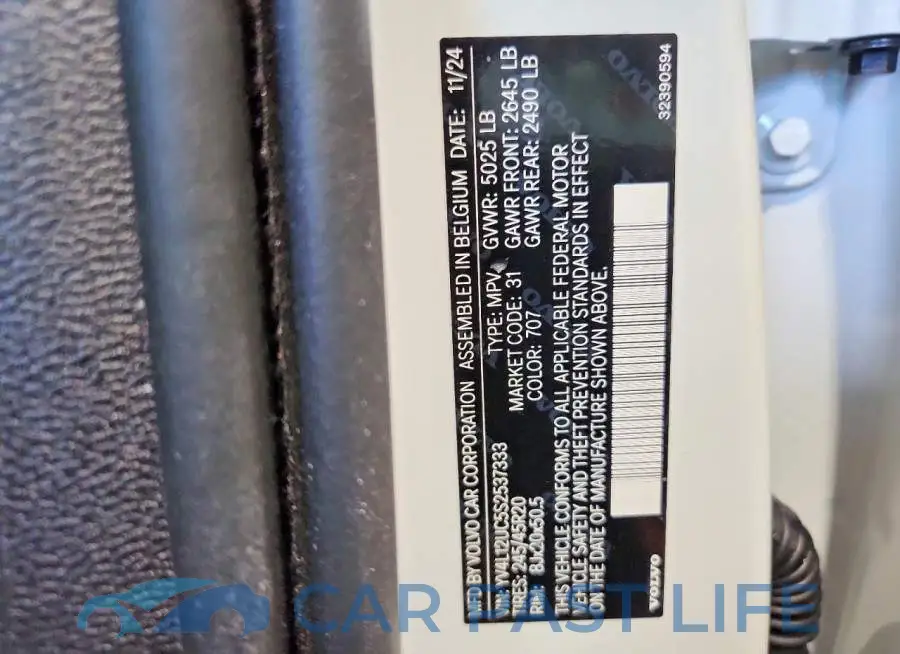 YV4L12UC5S2537333# 13