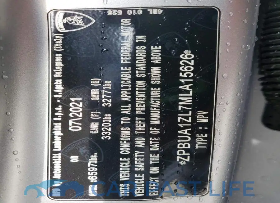ZPBUA1ZL7MLA15626# 13
