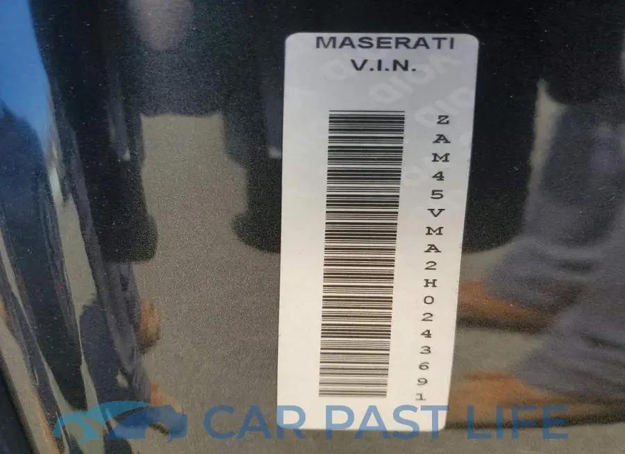 ZAM45VMA2H0243691# 12