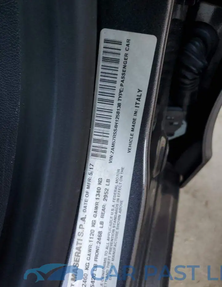 ZAM57RSS4H1258138# 12