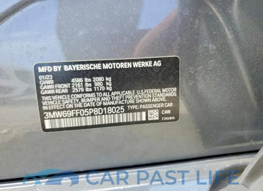 3MW69FF05P8D18025# 12