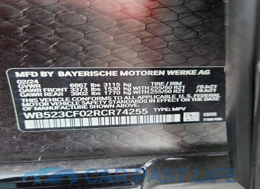 WB523CF02RCR74255# 14