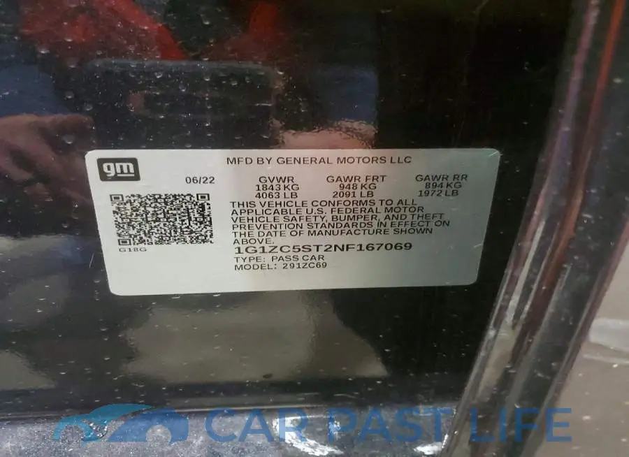 1G1ZC5ST2NF167069# 13