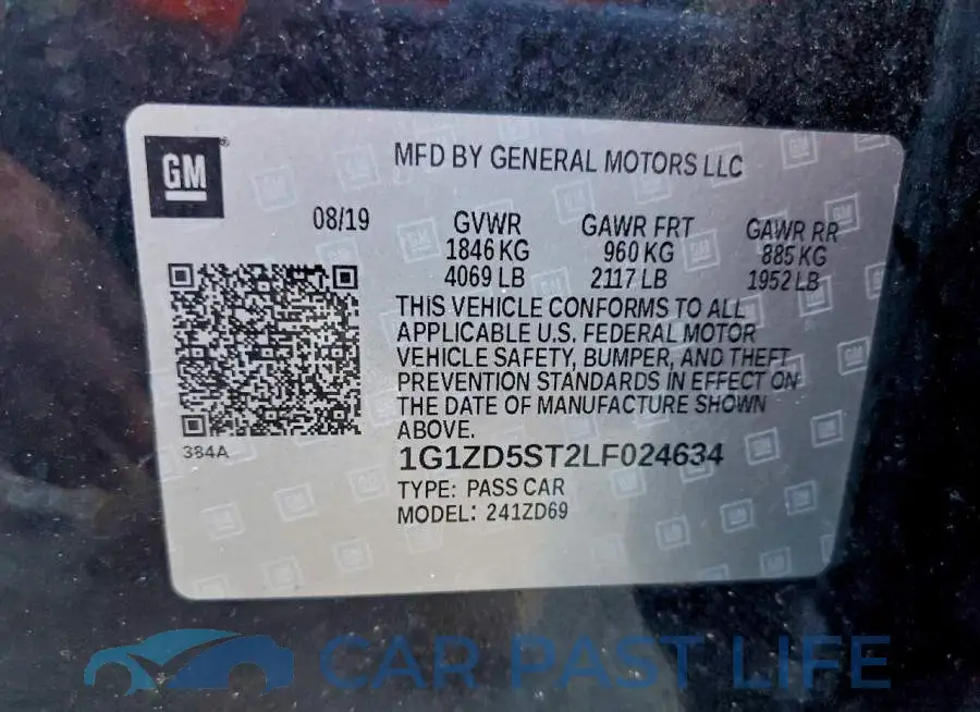 1G1ZD5ST2LF024634# 12