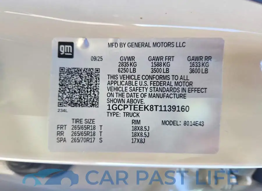 1GCPTEEK8T1139160# 13