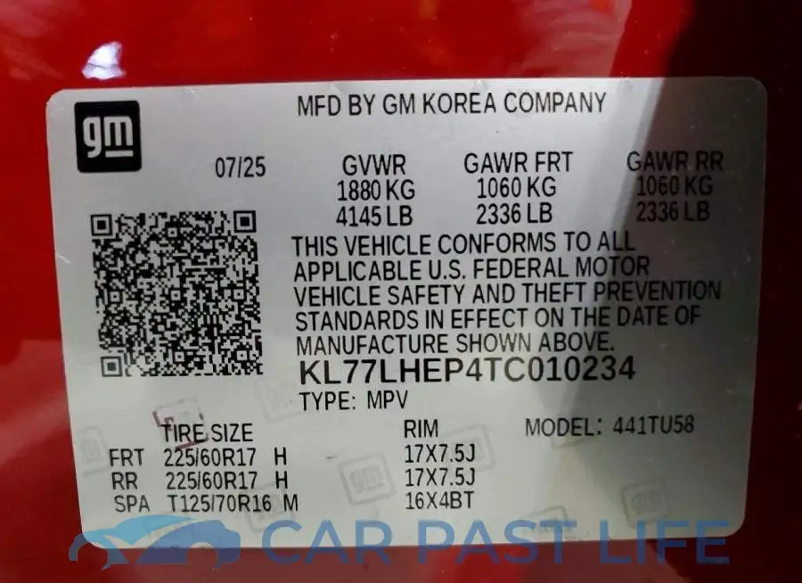 KL77LHEP4TC010234# 13