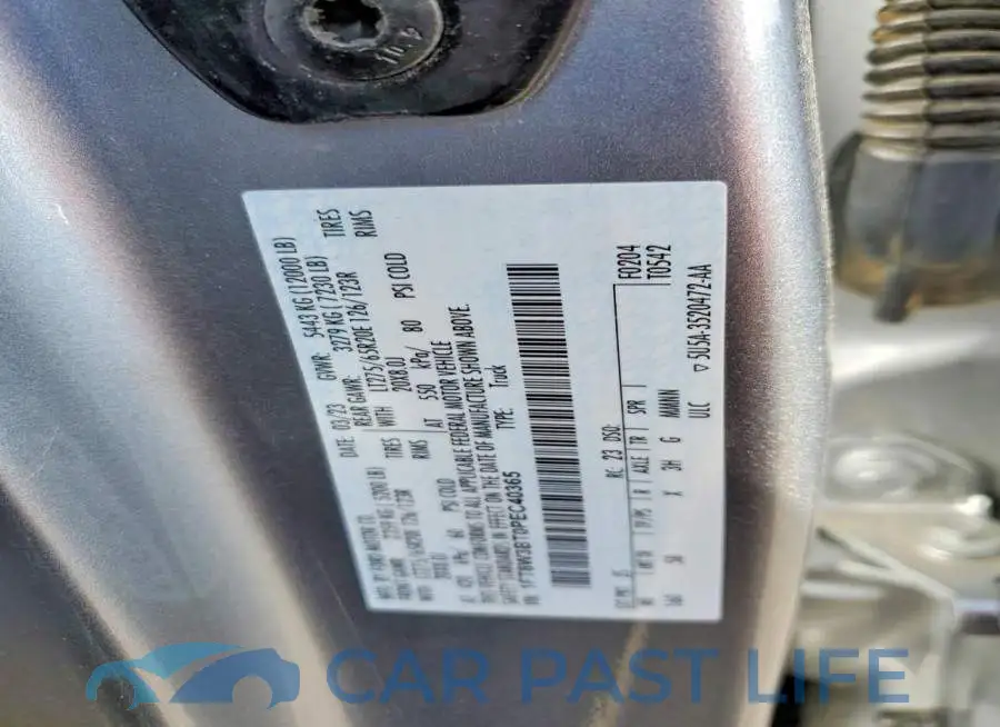 1FT8W3BT0PEC40365# 12