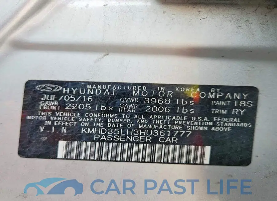KMHD35LH3HU361777# 12