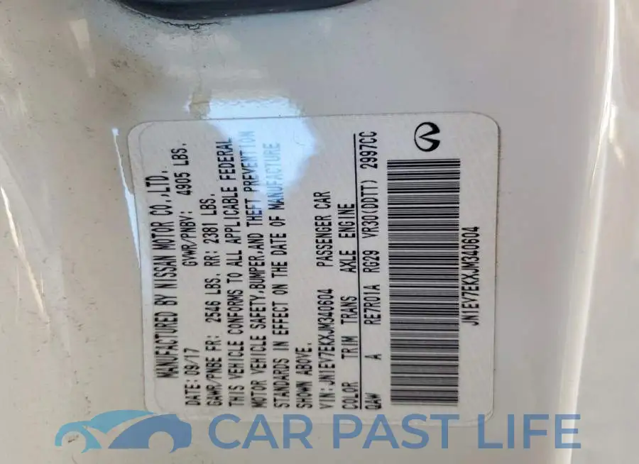 JN1EV7EKXJM340604# 12