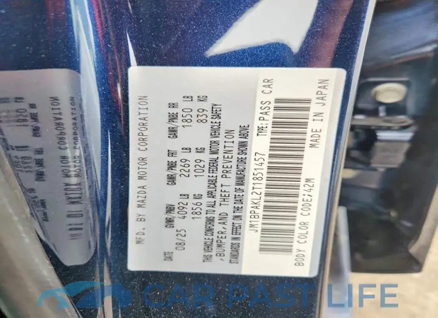 JM1BPAKL2T1851457# 12