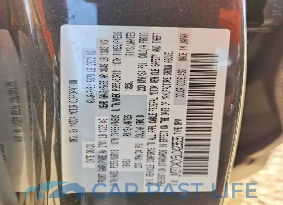 JM3TCACY5L0423535# 14