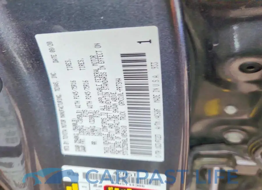5TFDZ5BN8LX054610# 12