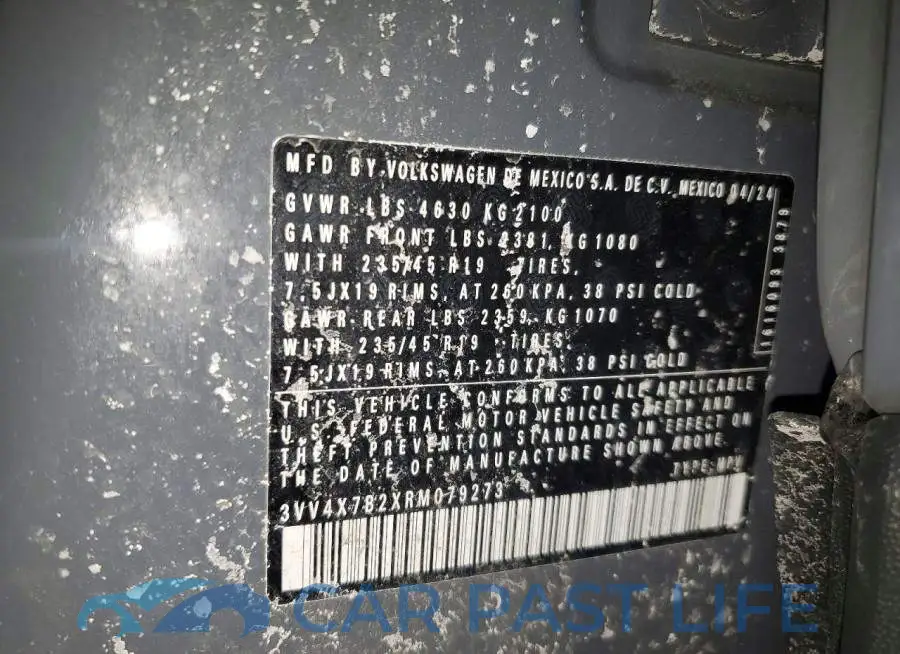 3VV4X7B2XRM079273# 13