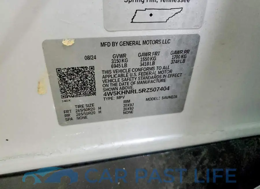 4W5KHNRL5RZ507404# 13