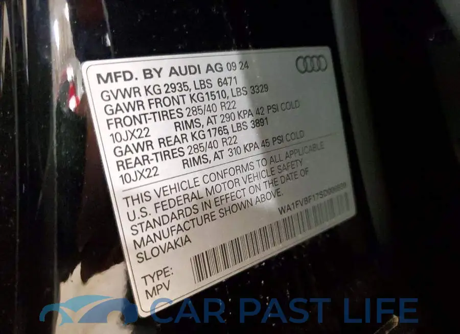 WA1FVBF17SD006939# 13