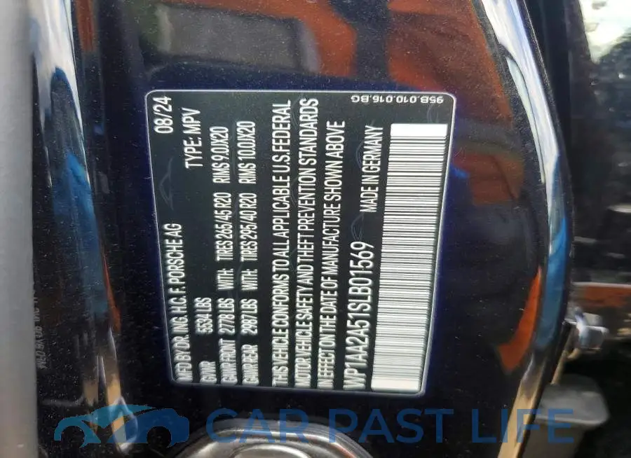 WP1AA2A51SLB01569# 13