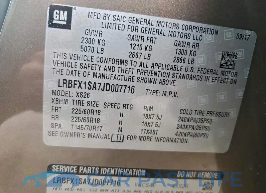 LRBFX1SA7JD007716# 14