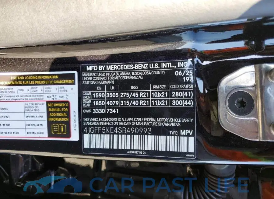 4JGFF5KE4SB490993# 14