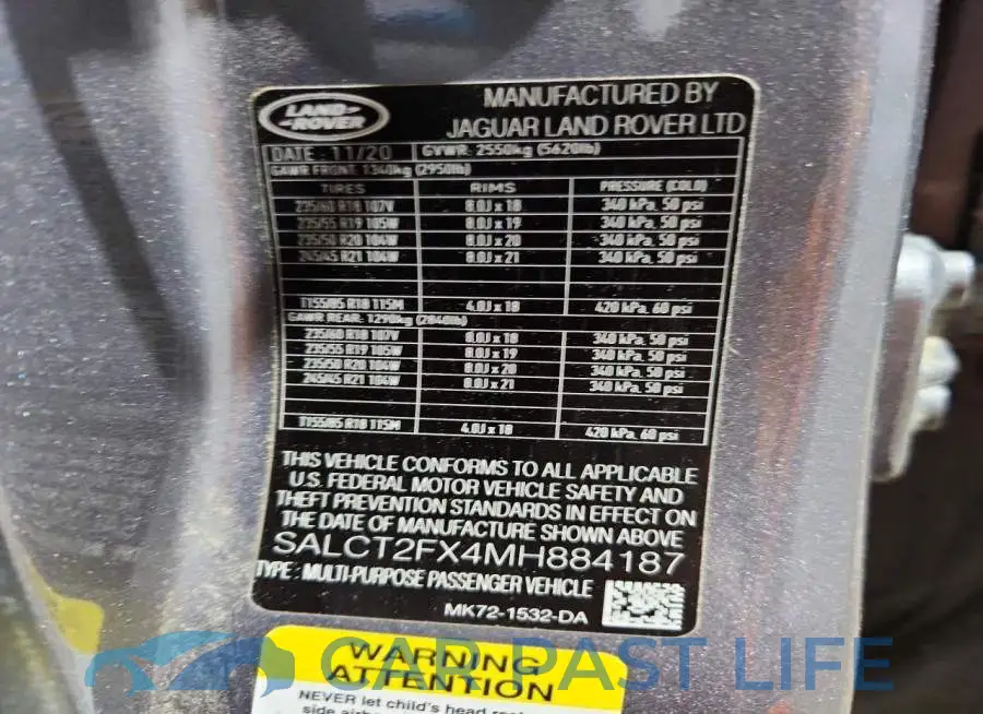 SALCT2FX4MH884187# 14