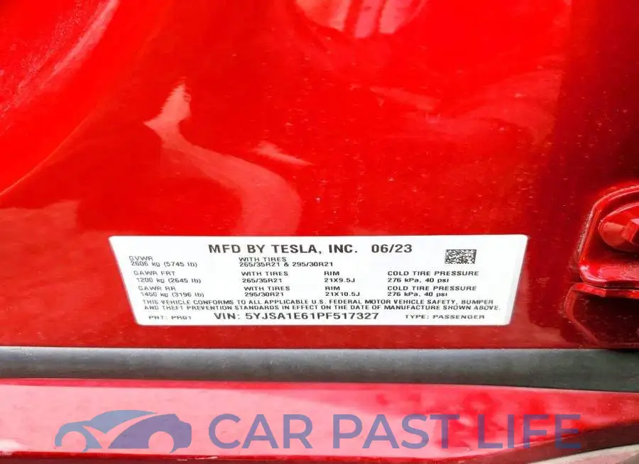 5YJSA1E61PF517327# 12