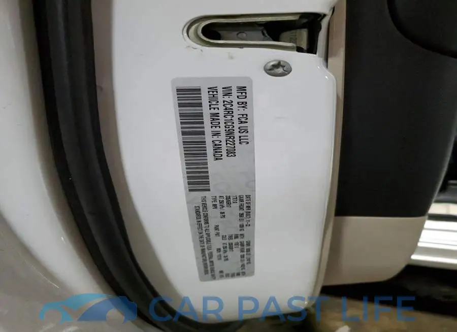 2C4RC1CG9NR227083# 13