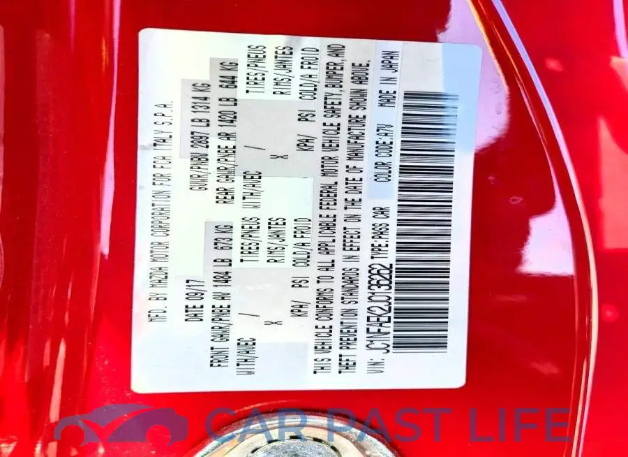 JC1NFAEK2J0136262# 13